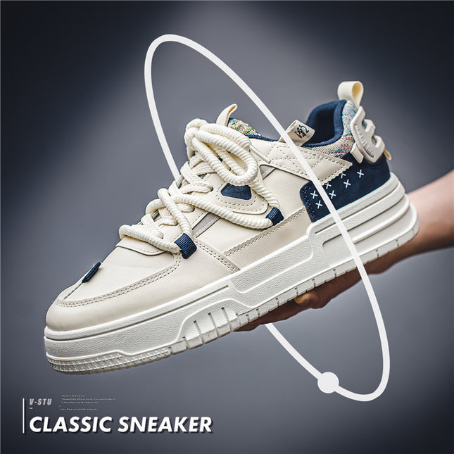 Four Seasons Shoes Autumn New Fashion Youth Trendy Student Board Shoes Breathable Casual Trendy All-match Men's Board Shoes in stock