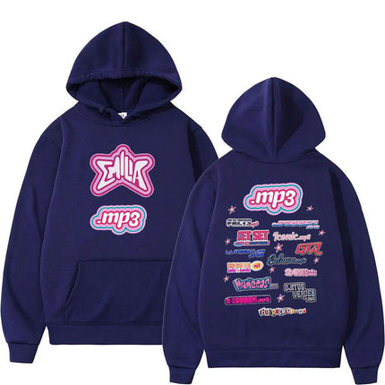Emilia Mernes Mp3 Tour 2024 Print Hoodie Men Women's Retro H