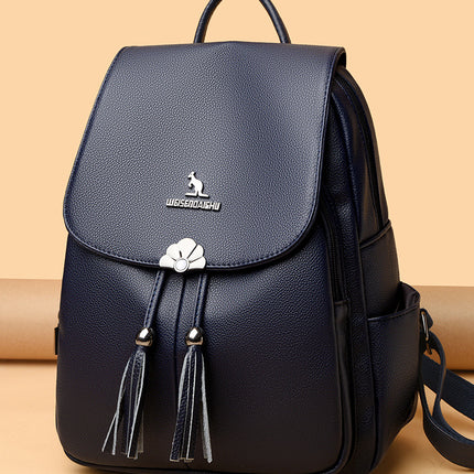 Foreign Trade Women's Backpack 2026 New Fashion Versatile Large-Capacity Travel Backpack Simple Middle-Aged Mom Bag Trendy
