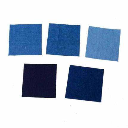 Indigo-Dyed Fabric Handmade Indigo Dyeing Plant Dyeing Wood Dyeing Sashiko Embroidery Fabric Clothing Fabric Handmade Cloth Printing and Dyeing Cotton Summer