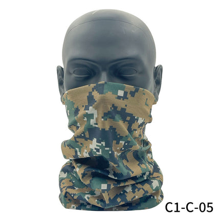 Outdoor Seamless Versatile Magic Headscarf for Men and Women, Cycling Mask, Neck Gaiter, Windproof Neck Scarf, Summer Sun Protection, Quick-Drying