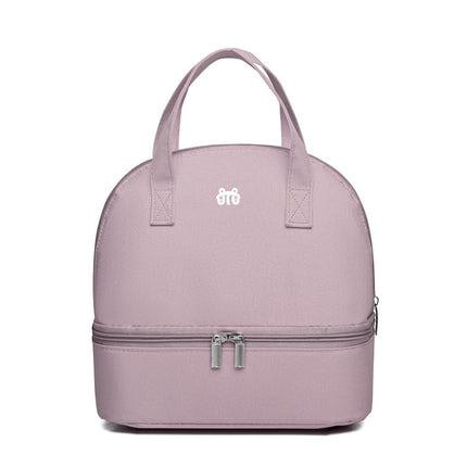 Double Lunch Box Handbag Japanese Picnic Bag Split Cosmetic Bag Aluminum Foil Insulation Bag Lunch Bag