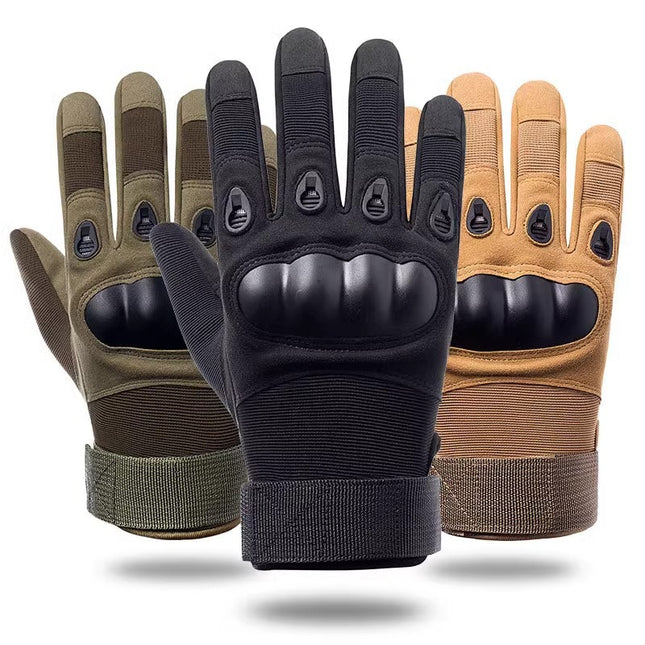 Motorcycle Gloves for Summer Season, Men and Women, for Motorcycle Riding, Outdoor Sports, Fleece-Lined, Thickened, Warm, Cold-Proof, Tactical Gloves