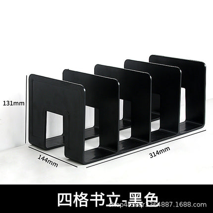 Multi-column book stand desktop fixed book storage reading shelf table bookshelf bookshelf desk book stand factory wholesale