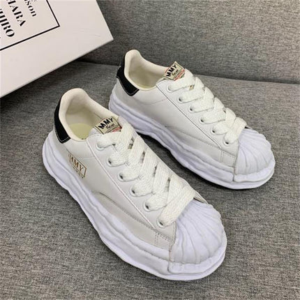 New Women's Shoes Mihara Yasuhiro Dissolving Shoes Canvas Shoes Shawn Yue's Same Style Shell Toe Old Retro Sneakers Niche