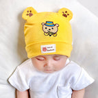 Hat Bear Yellow Single Hat / 1-12 months 38-46cm