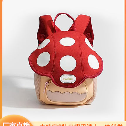 2025 New Year Gift Mini Cute Mushroom Bag Children's Small Backpack Men's and Women's New Cartoon Baby Backpack