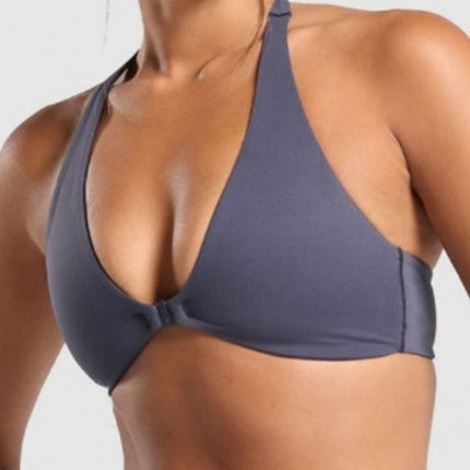European and American Cross-border Shark Front Buckle Sports Fitness Bra Women's Yoga Beauty Vest Sexy Deep V Underwear Gather Breathable