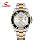 White shell (black circle) white surface gold belt kg130