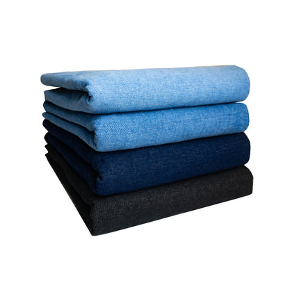 Autumn and Winter Thickened 13 Ann Sand Wash Water Denim Fabric dark blue Black Denim Coat Work Clothes Clothing Fabric