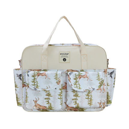 Multifunctional Cross-Body Mommy Bag for Pregnant Women, Fashionable Waterproof Mother and Baby Bag, Portable Maternity Bag, Mother Bag Cross-Border