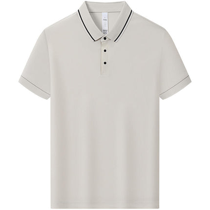 165 grams of ice-sensitive breathable dynamic pearls POLO shirt overalls short sleeve lapel diy group company factory clothing tooling