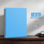solid color blue / 30 pages (can fit 60 sheets of paper)