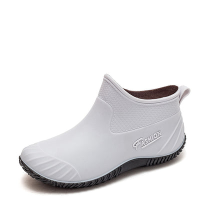 2026 Cross-Border Short-Tube Women's Outdoor Waterproof Rain Boots, Wear-Resistant Low-Top Rain Boots, Rubber Boots, Women's Water Shoes
