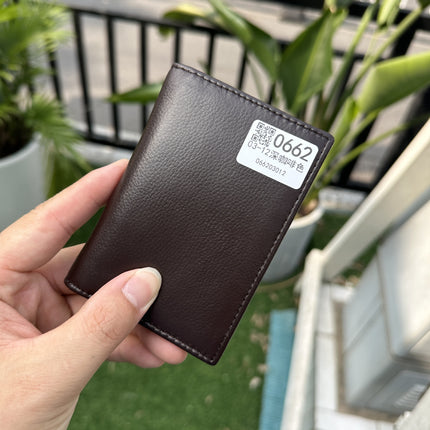 in stock Japanese classic high-rise leather business card bag head layer cowhide business large capacity Japanese business card bag wholesale