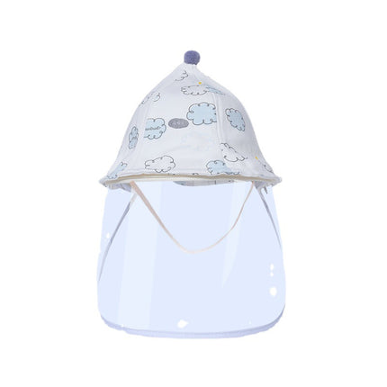 Baby Hat Spring and Autumn Thin Pure Cotton Cute Super Cute Fisherman Hat Anti-Droplet Protective Cap for Newborns