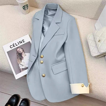 Spring and Autumn Suit Jacket Women's 2024 Spring New Korean Style Design Sense Niche Fashion Elegant Commuter Small Suit Women