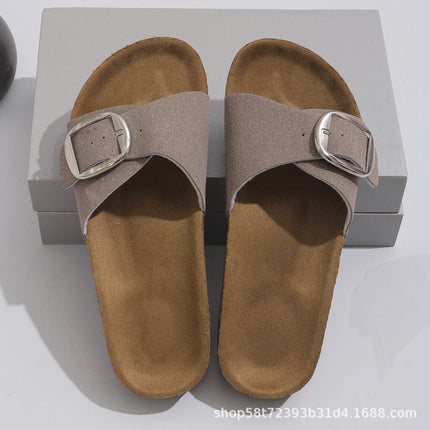 New Style Flip-Flops for Women 2025 New Beach Open-Toe Flat Sandals for Women Non-Slip Women's Large Size Women's Sandals