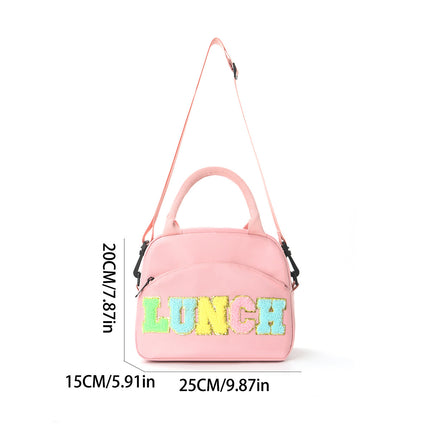 Cross-border Transparent Wash Storage Bag Portable Crossover Bag for Outdoor Play Picnic with Meal Lunch Bag Handbag