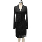 Black / Coat Overskirt suit