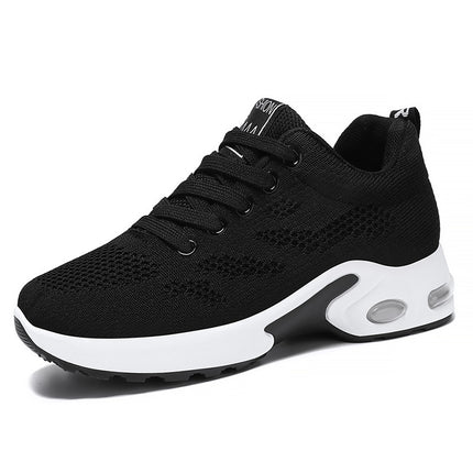 Women's Shoes 2026 New Korean Style Fashion Trendy Foreign Trade Running Shoes Soft Sole Breathable Sports Shoes Air Cushion Shoes for Women