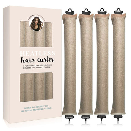 Cross-border new thick lazy sleeping non-hot curly hair curler European and American simple hair curler hook in stock wholesale