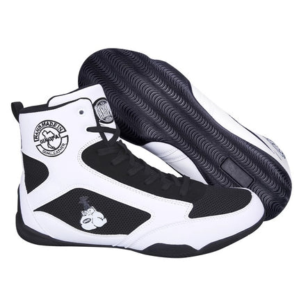 High-top Boxing Shoes Boys and Girls Sanda Fighting Fighting Training Shoes Adult Wrestling Shoes Fitness Weightlifting Martial Arts Shoes
