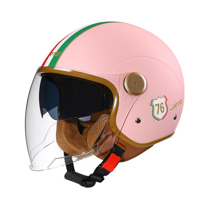 3c certified motorcycle helmet electric car helmet Harley universal battery car Four Seasons universal personality half helmet