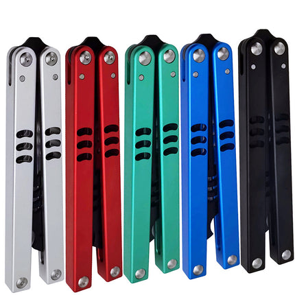 Factory Direct Sales Shark Butterfly Practice Knife Shaft Set Safety Version Fancy Training Knife Bottle Opener Unedged