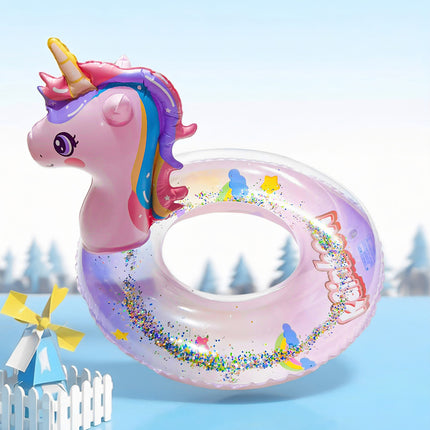 2026 New Model Children's Swimming Ring, Inflatable Thickened Swim Ring for Babies and Kids, Boys and Girls Water Park Underarm Float Ring