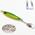 100g / Gold and green double bearing bkk sequin hook