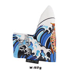 L-shaped putter cover-white