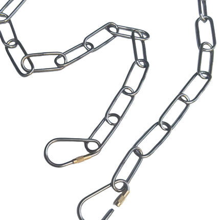 Pure titanium welded joint industrial chain corrosion-resistant lightweight dog chain pet chain outdoor anti-slip chain clothes titanium chain