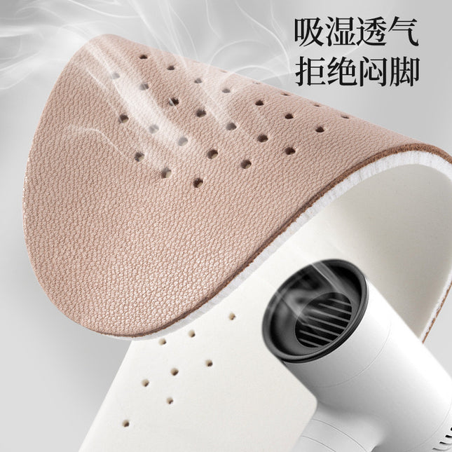 Dropshipping Men's and Women's Super Soft Goatskin Insoles, Latex Soles, Super Soft Sweat-Absorbent, Breathable, Deodorant, Comfortable Casual Leather Shoes