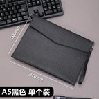 With portable [a5-napa pattern-carbon black]