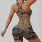 Khaki [vest + shorts] / S