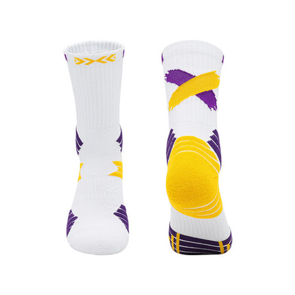 Autumn and Winter Professional Towel Bottom Elite Basketball Socks for Adults and Children Sweat-Absorbent High-Top Men's Thickened Sports Socks Wholesale