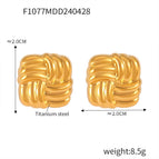 F1077-Gold Earrings