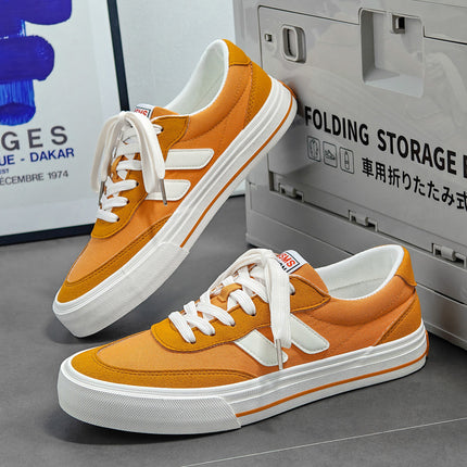 Spring and Autumn Men's Canvas Shoes, Korean Style, Versatile, Trendy, Casual Sports Board Shoes, Youth Student Shoes - Clearance