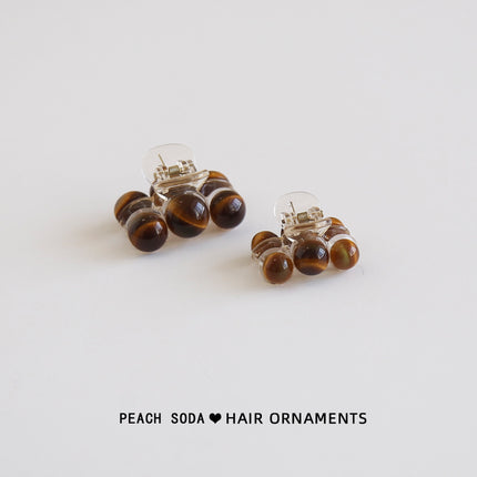 Baroque retro ~ high-grade autumn and winter bangs clip grip back head shark clip half tie medium hairpin headdress