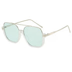 Transparent frame light green film
