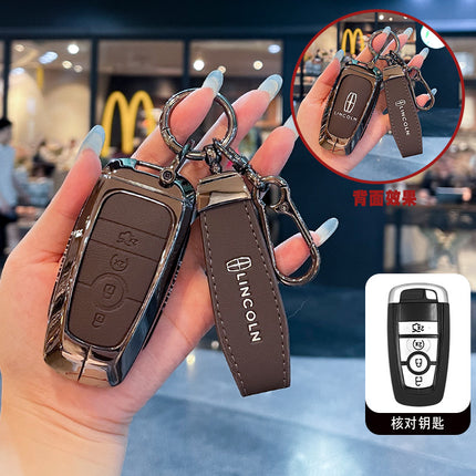 Suitable for Lincoln Adventurer Key Cover 24 Lincoln Z Navigator Aviator Mkz/Mkc Special Car Buckle Shell