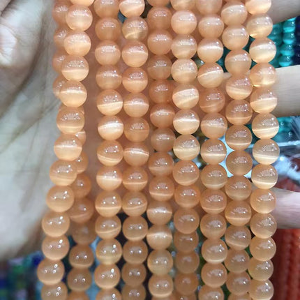 Cat's eye stone beads loose batch bracelet accessories diy jewelry accessories loose beads bracelet necklace material factory direct batch