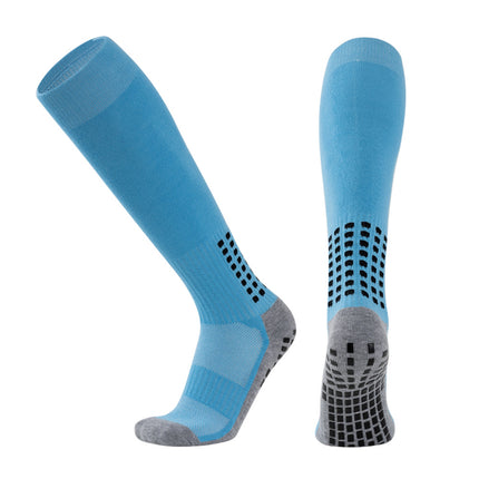 Amazon Temu Export Football Socks Long Tube Glue Anti-Slip Towel Bottom Men's and Women's Thickeneded Cushioning Sports Socks