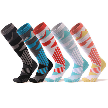 Professional Ski Socks for Men and Women, Towel Bottom, Sweat-Absorbent, Anti-Odor, Thickened Long Socks, Sports Outdoor Warm Socks
