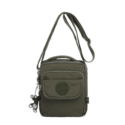 Tigaote Women's One-Shoulder Cross-Body Mini Square Bag, Fashionable and Versatile Nylon, Simple and Water-Repellent
