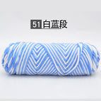 51 white blue section * 8*20S * 500 (twist) * acrylic blend