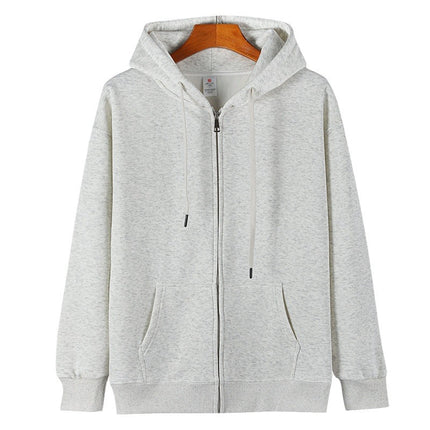 Hebei Warehouse Winter Warmth Selection 705 # 400g Adult High Quality Chinese Cotton Plus Velvet Zipper Sweatshirt Hoodie