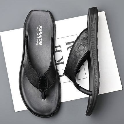 Flip-flops men's 2023 new summer wear non-slip deodorant driving men's slippers foot casual beach sandals
