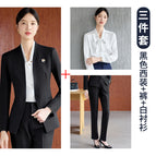 Black suit + pants + shirt / S